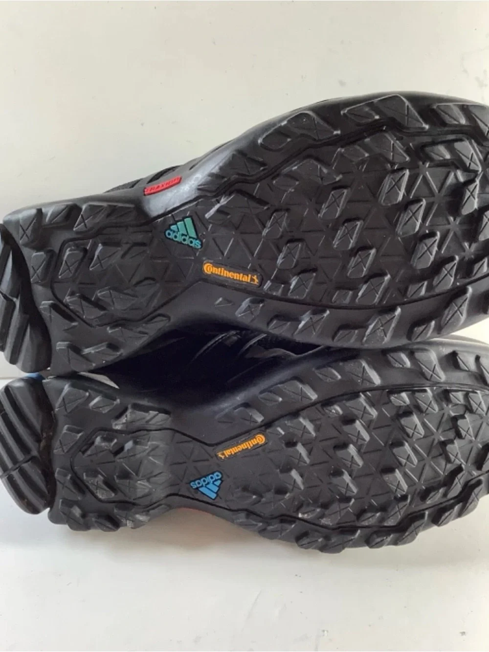 Adidas Terrex 385 Outdoor Ortholite Trail Hiking Shoes Black Blue Men 6.5